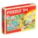 Maxi-Puzzles 2 in 1 "Funny Animals No. 4", 15 and 24 elements