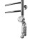 Domoterm electric heated towel rail "Calipso" P8, 500x800 mm, right, chrome