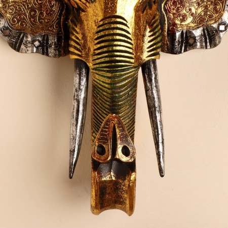 Panel wall "Elephant Head" 33x13x40 cm-4