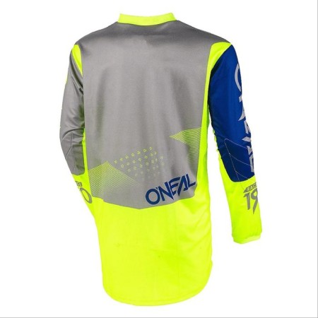 Jersey Element Factor, Size S, Gray, Yellow-1