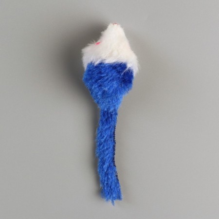 Toy for cats "Small mouse" two -tone, 5 cm, packing 60 pcs, mix of flowers-3