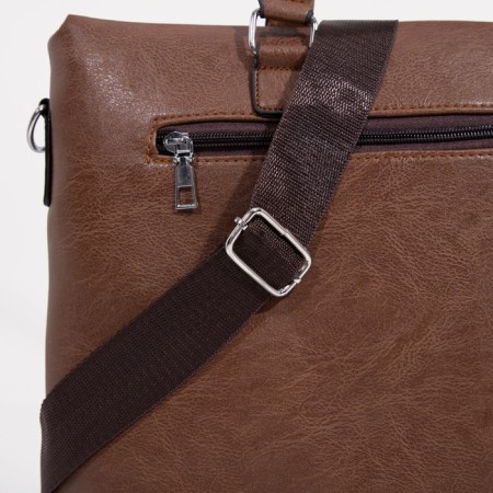 Male bag, brown color-3