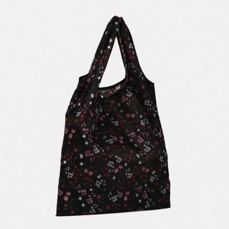 Household bag without fastening, folding, black color-1