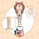 Musical toy "Cute Bear", sound, light, color orange-brown