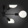 Ceiling EVOLUCE lamp. SL419.402.06. ANO. 6x60 watts, E27, 46x48x23 cm, black color