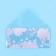 Money envelope "Universal!" Transparent PVC, bird, 16 x 8 cm