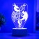 Lamp "Two Dragons" LED white 10x9.5x16 cm
