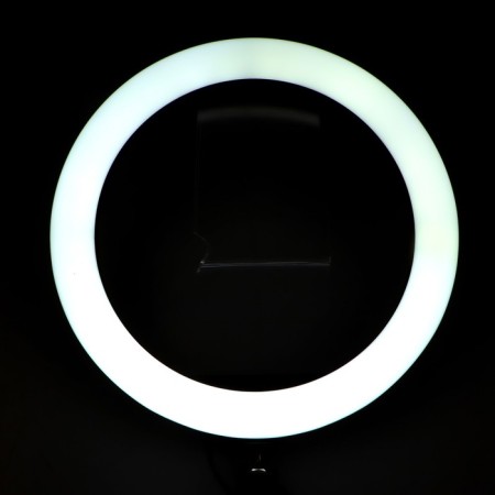 LED ring lamp RJ33, lamp 32 cm, colored backlight, 10 watts-14