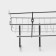 Household shelf with hooks of a share 42 × 12 × 15 cm, chrome color