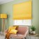 Roman curtain "Billy", size 140x175 cm, yellow color