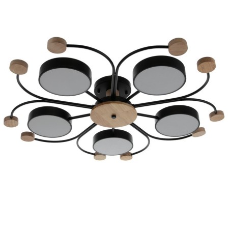 Causteen 1314/5bk LED 120W 3000-6000K Black 90x90x15 cm Bayerlux-7