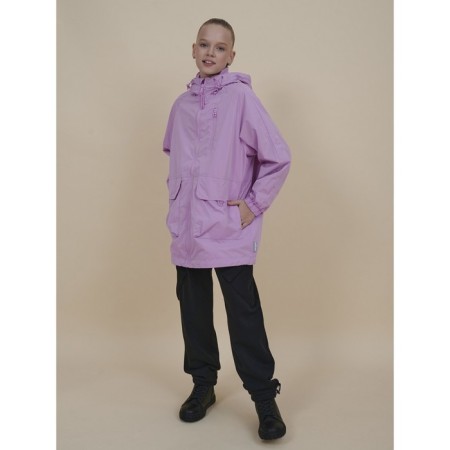 Windbreaker for girls, height 128 cm, pink color-10