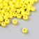 Beads for creativity tree "lemon yellow" d-0.8 cm, set of 20 g