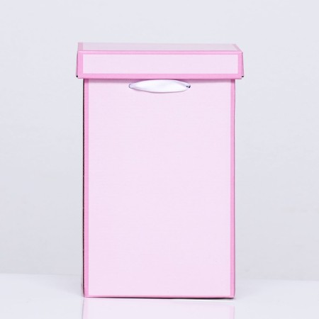 The box is folding, pink, 14 x 23 cm-3