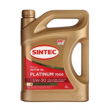Sintec Platinum 7000 5W-30 SN/CF motor oil, synthetics, 801939/600144, 4 liters