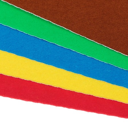 Fetr color -colored self -adhesive A4 Devente. "Bright colors" 5 colors, 5 sheets, thickness 1 mm-2