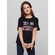 Футболка для девочек Conte Elegant , рост 146-152 см, цвет black