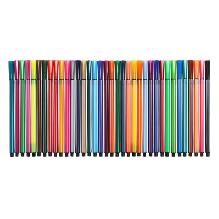 Fleeters 36 colors, in a tube, stripes, blue bear-2