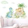 Sticking plastic interior color "Dinosauric kids" set 2 sheets 30x90 cm