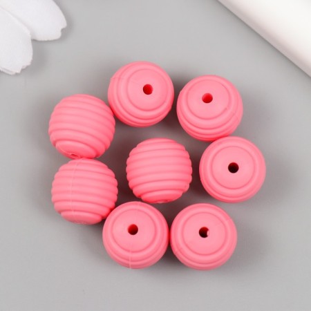 Busina Silicon "Round with a beam" Pink d = 1.5 cm-1