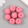 Busina Silicon "Round with a beam" Pink d = 1.5 cm