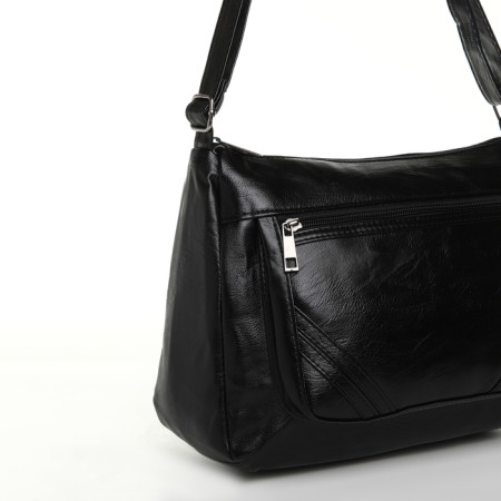 Women's bag with lightning, black color-3