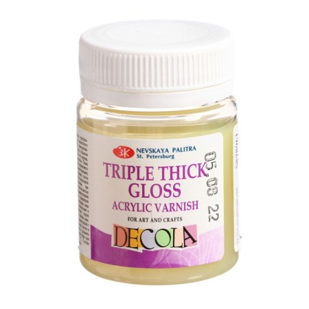 Acrylic glossy varnish, on a water -based 50 ml, ZHK Decola "Triple gloss" 5828961-1