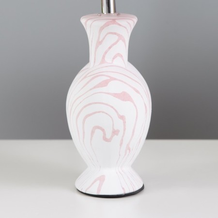 Hertz desktop lamp E14 40W white-pink 23x15x34 cm Risalux-4