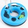 Cat toy "Mysterious Circle - Fish", Mouse on the spring and ball, 23 x 7 cm, blue/gray 79161