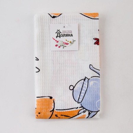 The towel of the “Easter bunnies” is 35x60 cm, 100% HL, waffle-4