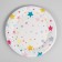 Disposable paper plate "Stars", 18 cm