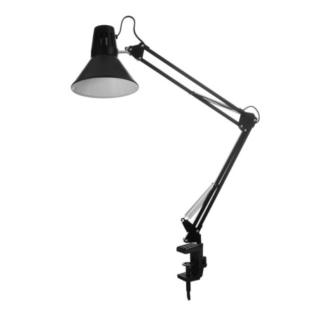 Black 1x60W E27 table lamp (on the clamp) 17x17x81cm-11