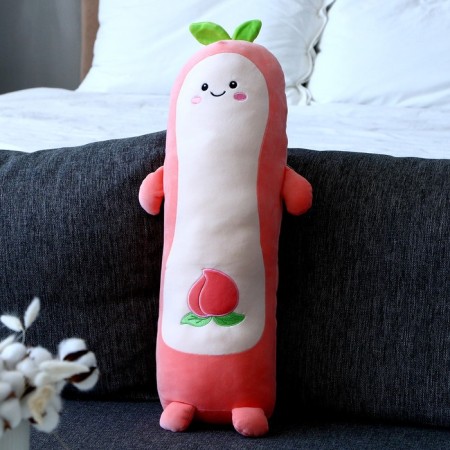 Soft toy-podushka "peach", 65 cm, pink color