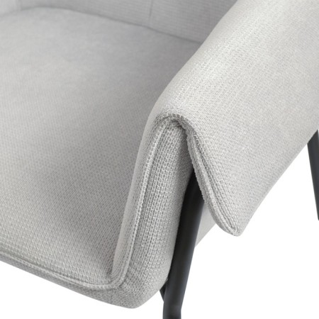 ALINE lounge Capes, 760 × 610 × 750 mm, Shenill, the color is light gray-8