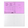 Notebook of 18 sheets in the Erichkrause CoverPro classic "Vivid", plastic cover, offset unit, purple