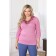 Female jumper, size 52, pink color
