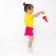 T -shirt for nursery, yellow color, height 134 cm