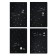 A5 sketchbook, 30 black sheets, "Star Night", density 70 gr., Mix