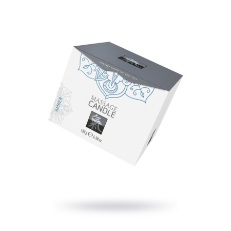 Hot Shiatsu Massage Candle with AMBRA aroma, 130 ml