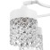 Chandelier gallop "Lika" 5x60W E27 white