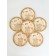A set of paper dishes "Happy Bear", a set of 12 pcs.