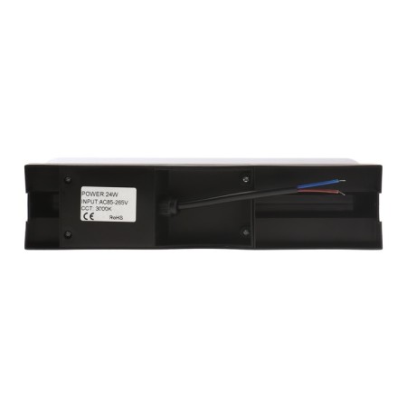 Facade lamp "Ellipse", FSD-029, 24 W, 3000K, IP65, 220 V, plastic, black-7
