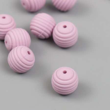 Busina Silicon "Round with a beam" Lilac d = 1.5 cm