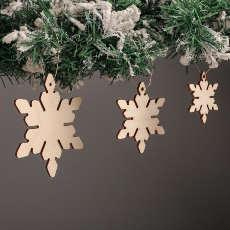 Set for creativity "Snowflakes" (3pcs), 9x10.2cm, 6.4x7.2cm, 4.5x5cm-1