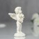 Polystone souvenir "Angel with a bouquet of roses" mix 7.2x4.5x2.8 cm