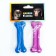 A set of toys for dogs GAMMA "Casting Bone No. 2", rubber, 2 pcs 9.5 cm, mix of flowers