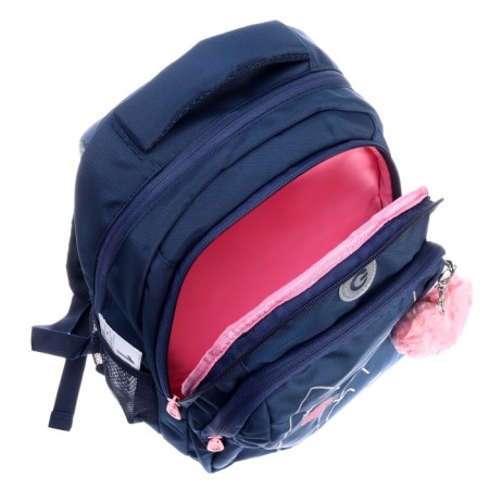 School backpack, 40 x 27 x 20 cm, Grizzly, ergonomic back, laptop department, blue-8
