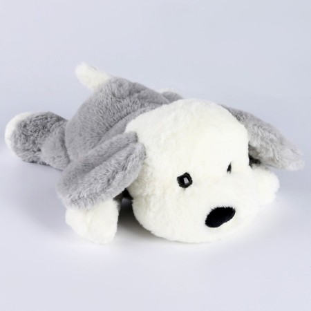 Soft toy "dog", 22 cm, gray color