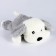Soft toy "dog", 22 cm, gray color