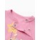 Body baby with a long sleeve "Bunny", pink color, height 56